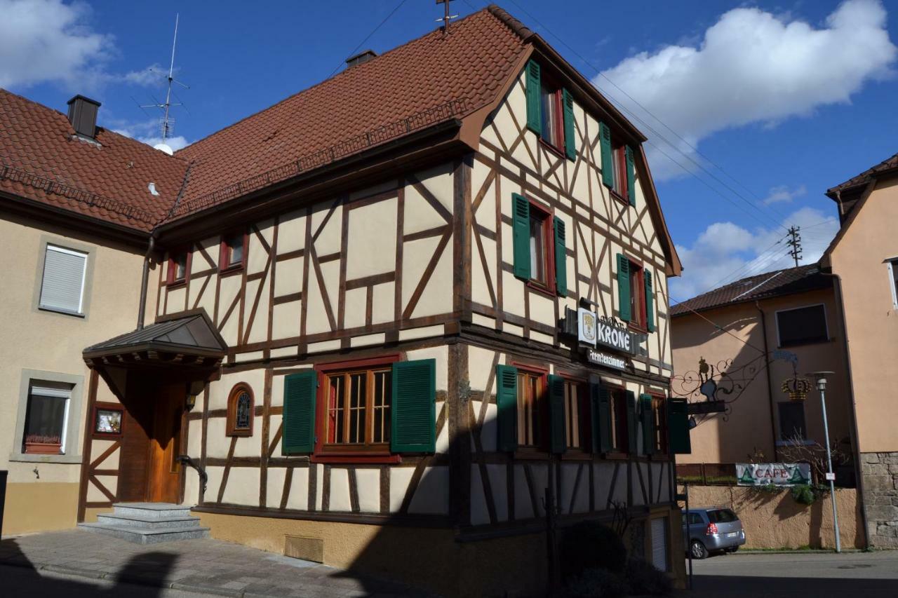 Pension Krone Sternenfels Exterior foto